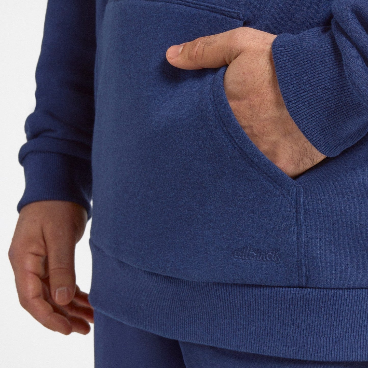 Unisex Merino Blend Hoodie - Deep Navy