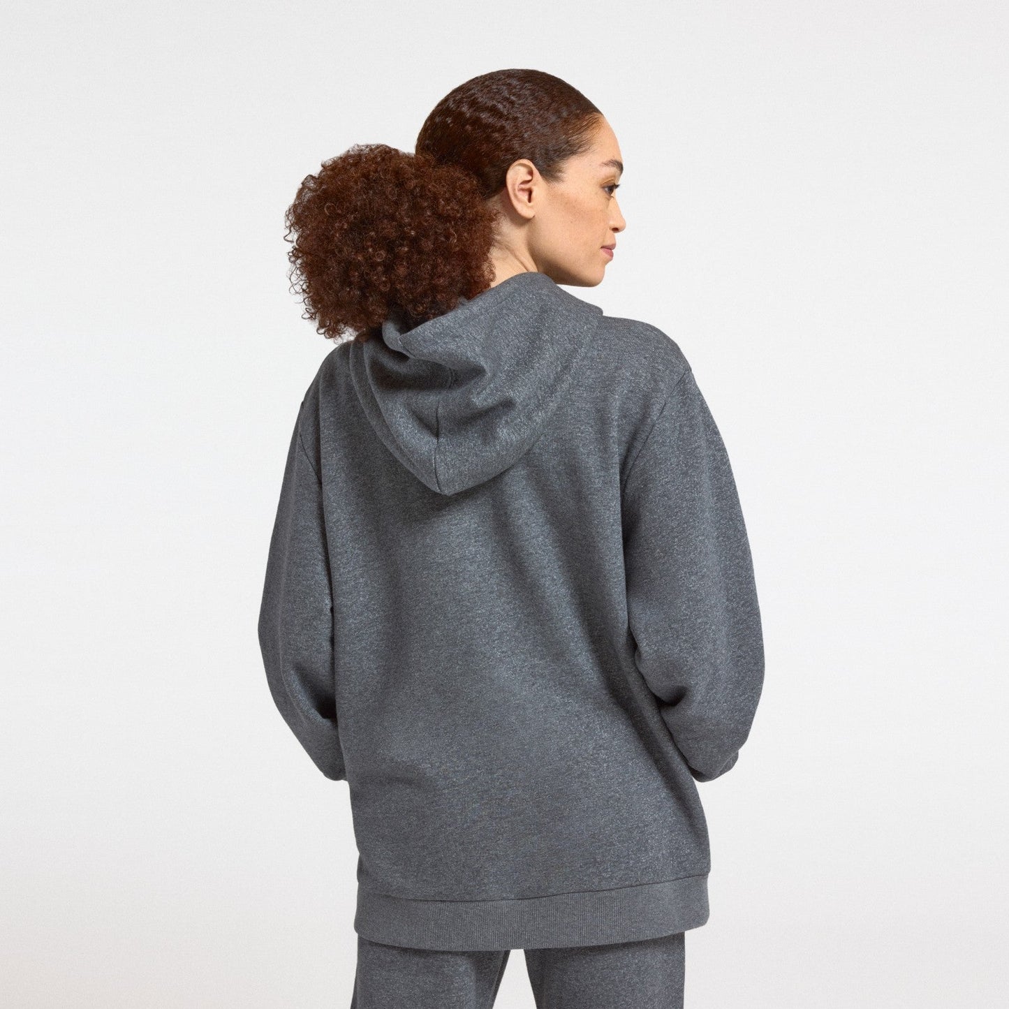 Unisex Merino Blend Hoodie - Natural Grey Heather