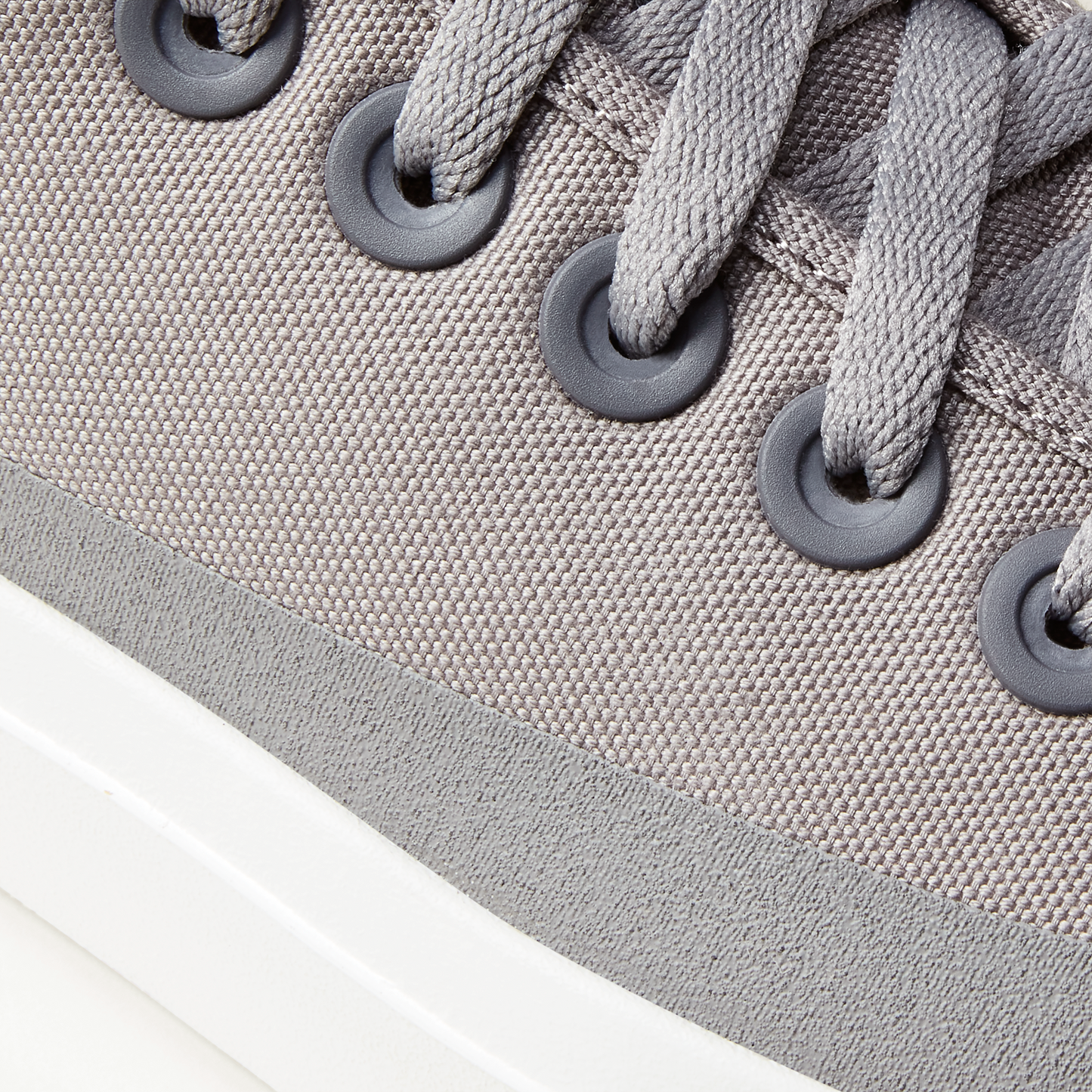 Women's Canvas Pipers - Medium Grey (Light Grey Sole)