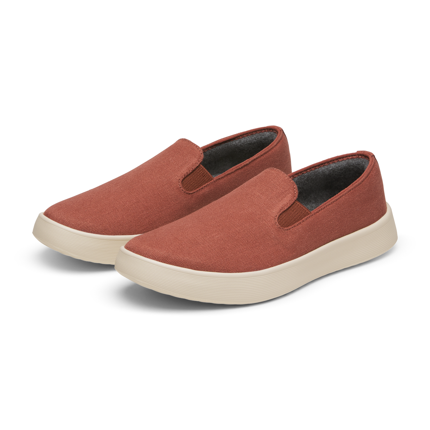 Men's Canvas Cruiser Slip On - Auburn (Warm White Sole)