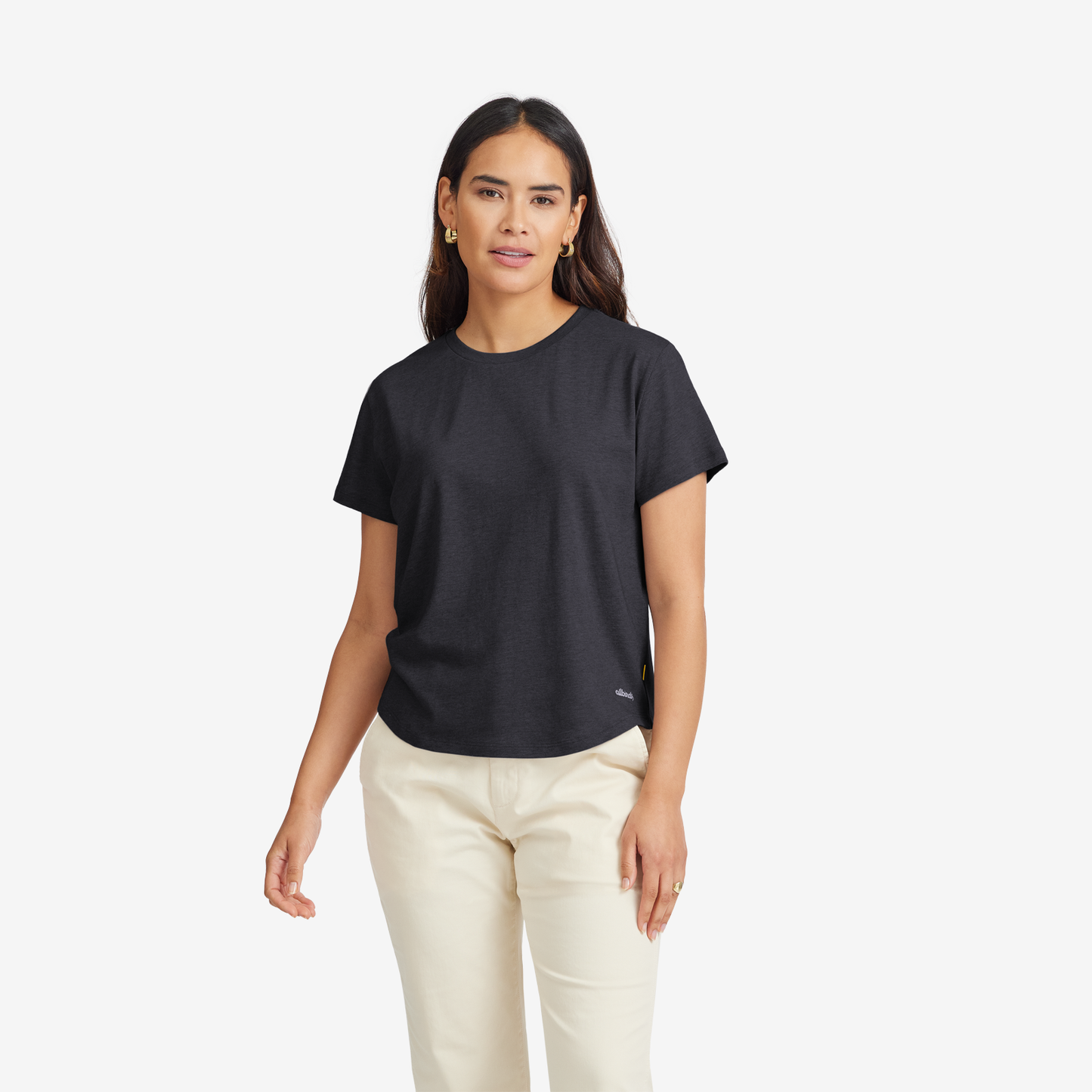 Women's Soft Merino Tee - Natural White