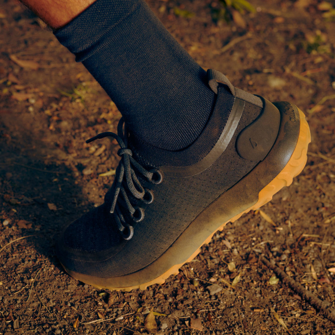 Men's Trail Runners SWT - Natural Black (Rugged Khaki Sole)