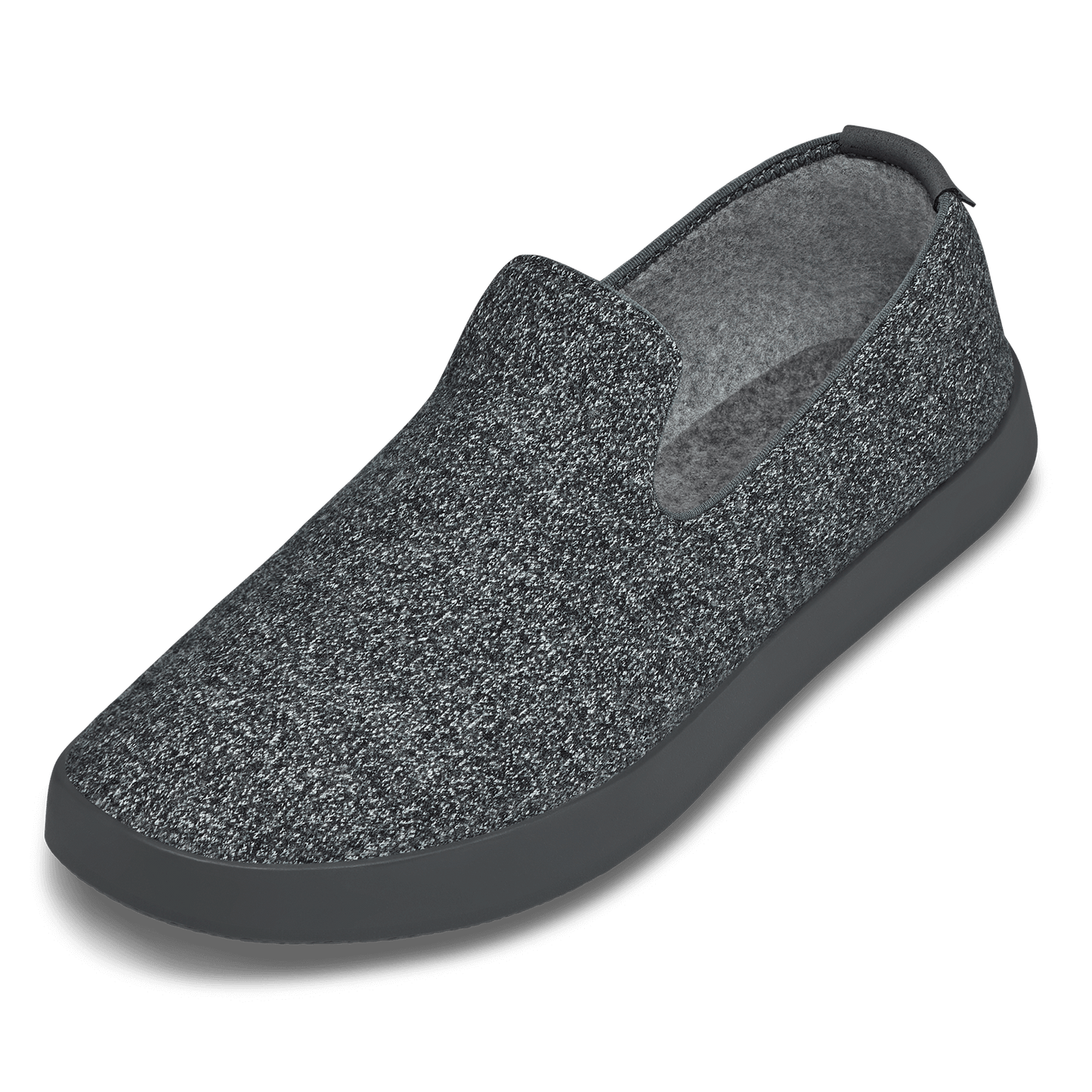 Women's Wool Loungers - Natural Grey (Dark Grey Sole)