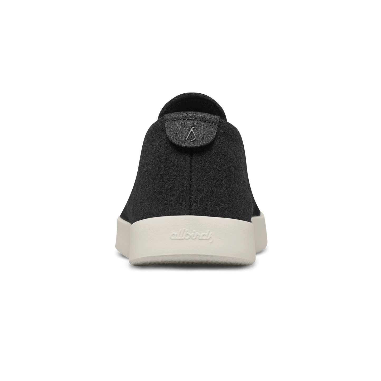 Women's Wool Loungers - True Black (Cream Sole)