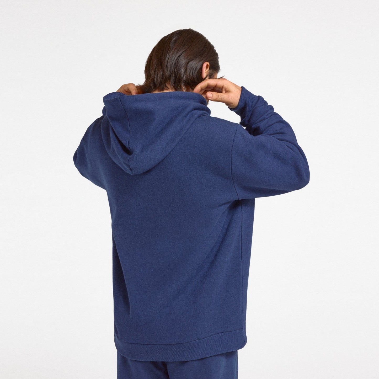 Unisex Merino Blend Hoodie - Deep Navy