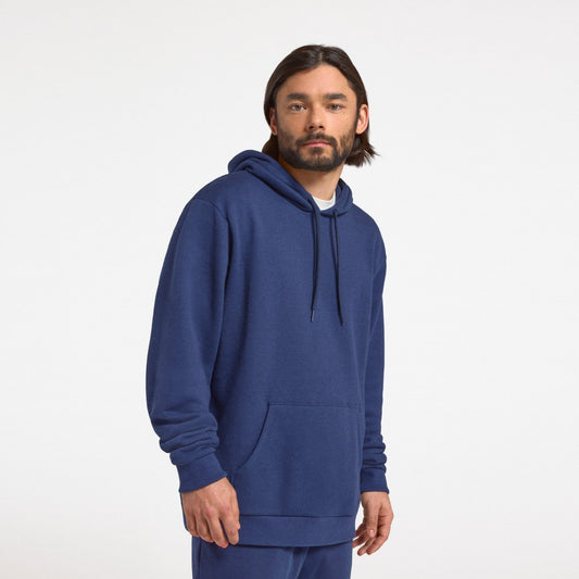 Unisex Merino Blend Hoodie - Deep Navy