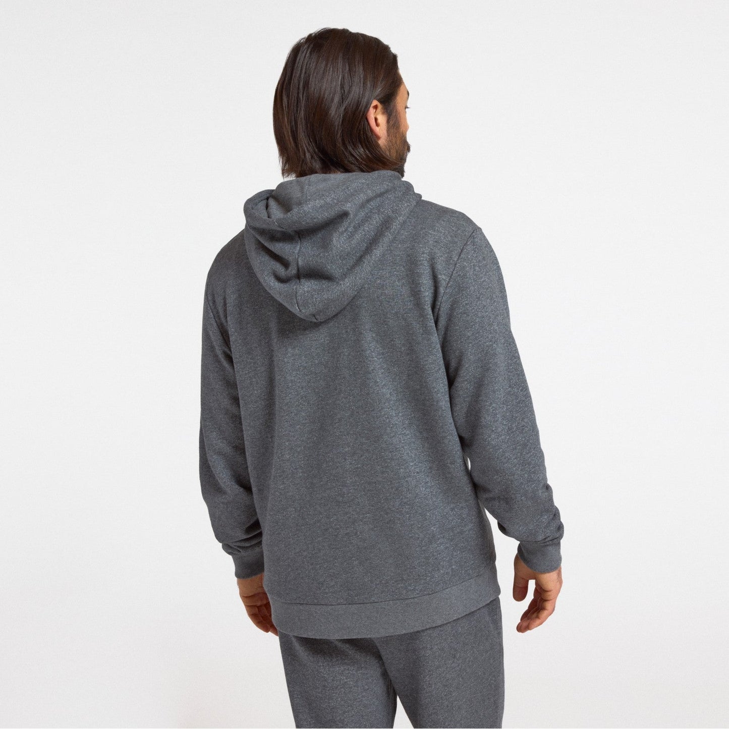 Unisex Merino Blend Hoodie - Natural Grey Heather