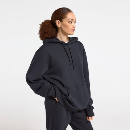 Unisex Merino Blend Hoodie - True Black