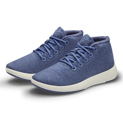 Women's Wool Runner-up Mizzles - Hazy Indigo (Natural White Sole)