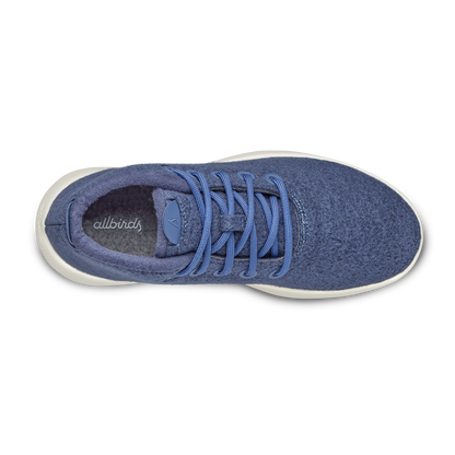 Women's Wool Runner-up Mizzles - Hazy Indigo (Natural White Sole)