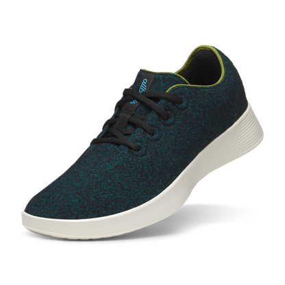 Men's Wool Runner Go - Chasm Teal/Natural Black (Stony Cream Sole)
