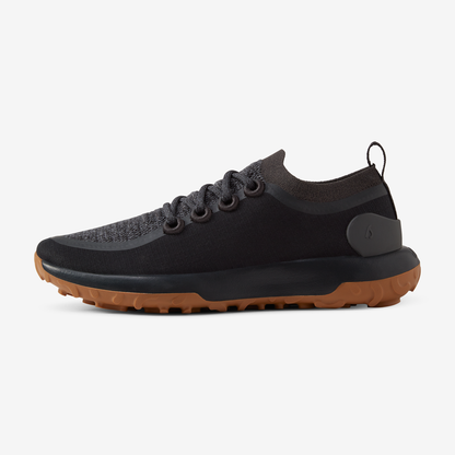 Women's Trail Runner - Natural Black (Rugged Khaki Sole)