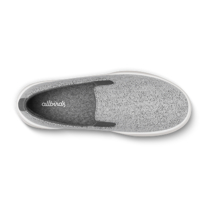 Men's Wool Cruiser Slip On - Medium Grey (Blizzard Sole)