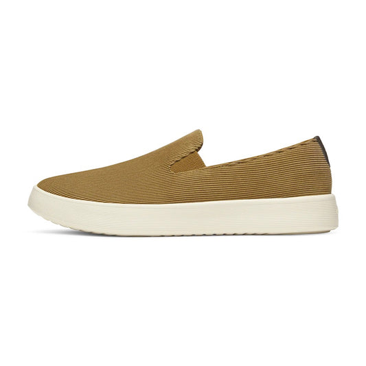 Womens Cruiser Slip On Corduroy - Dark Tan (Stony Cream Sole)