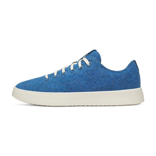 Mens Wool Cruiser - Sapphire Blue (Natural White Sole)
