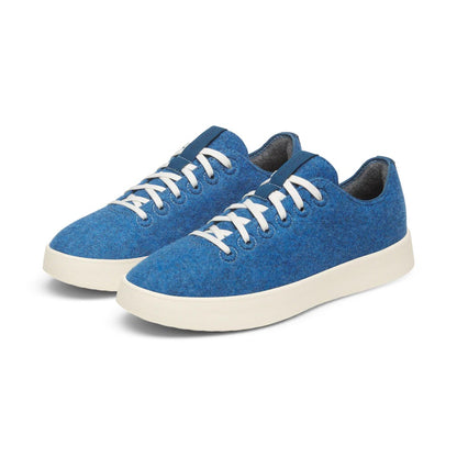 Mens Wool Cruiser - Sapphire Blue (Natural White Sole)