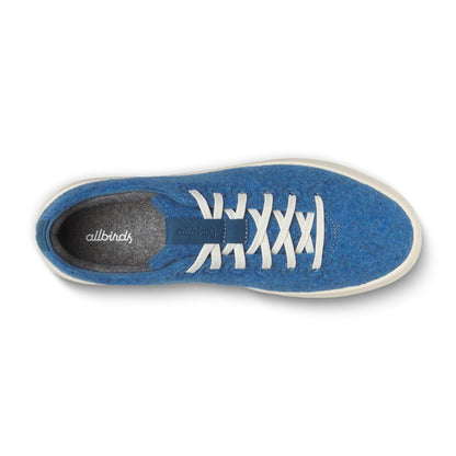 Mens Wool Cruiser - Sapphire Blue (Natural White Sole)