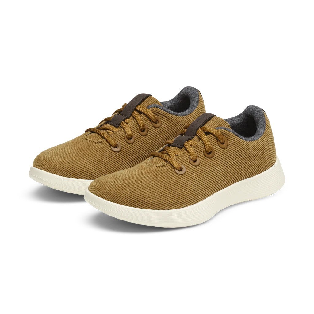 Womens Runner NZ Corduroy - Dark Tan (Stony Cream Sole)