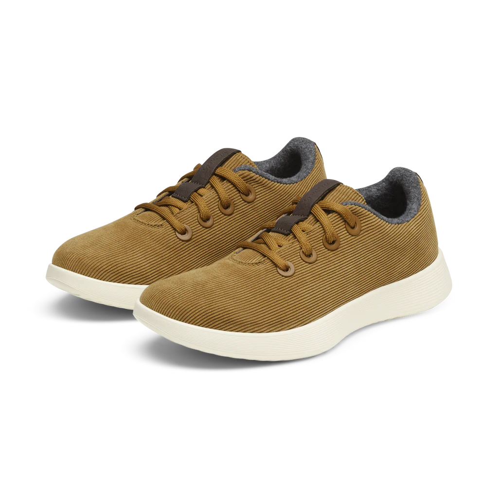 Women's Runner NZ Corduroy - Dark Tan (Stony Cream Sole)