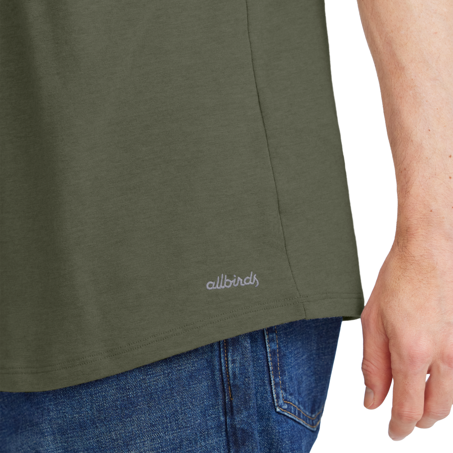 Men's Soft Merino Tee - Thunder Green