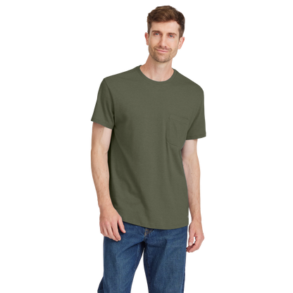 Men's Soft Merino Tee - Thunder Green