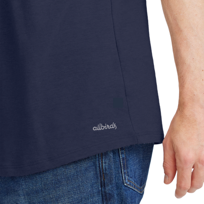 Men's Soft Merino Tee - Deep Navy