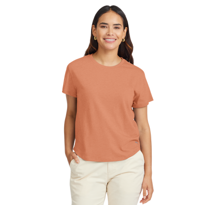 Women's Soft Merino Tee - Sienna Blush