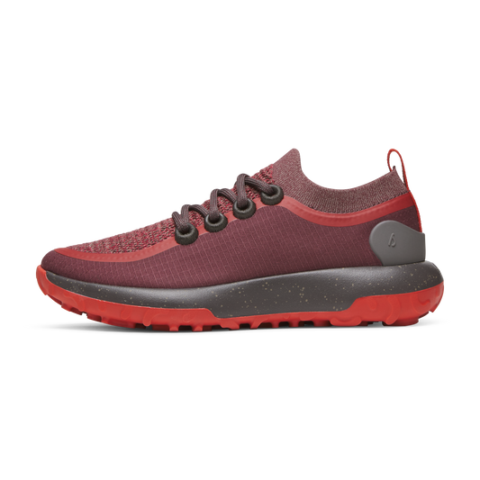 Men's Trail Runners - Deep Red (Dark Anthracite Sole)