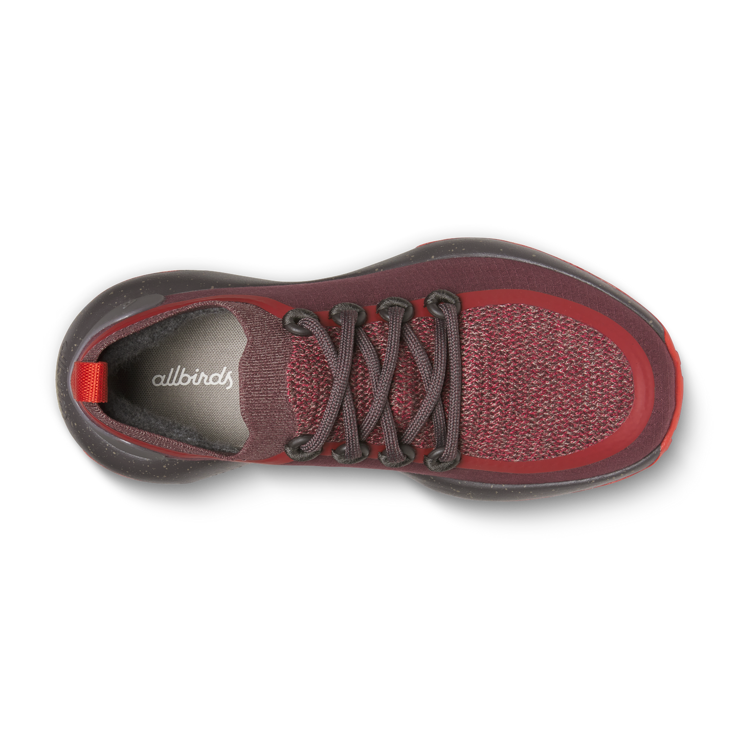 Men's Trail Runners - Deep Red (Dark Anthracite Sole)
